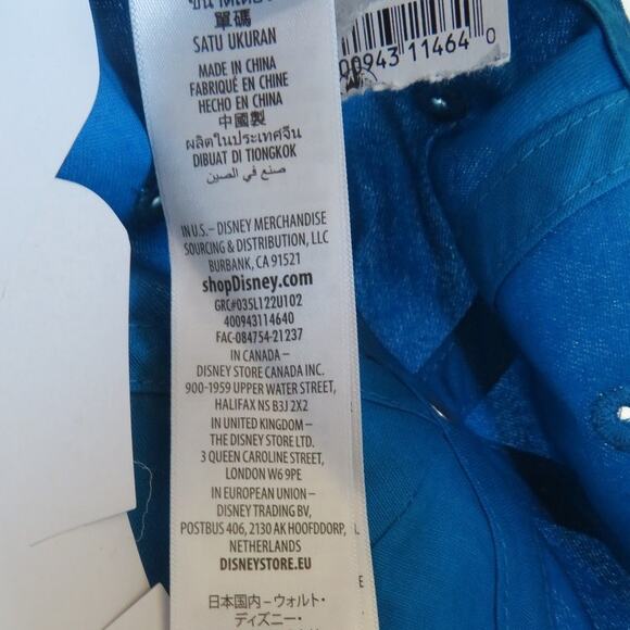 NEW! Disney Ms. Marvel 100% Cotton Logo Cap Baseball Hat Adults Blue Gold Red OS - Picture 8 of 10